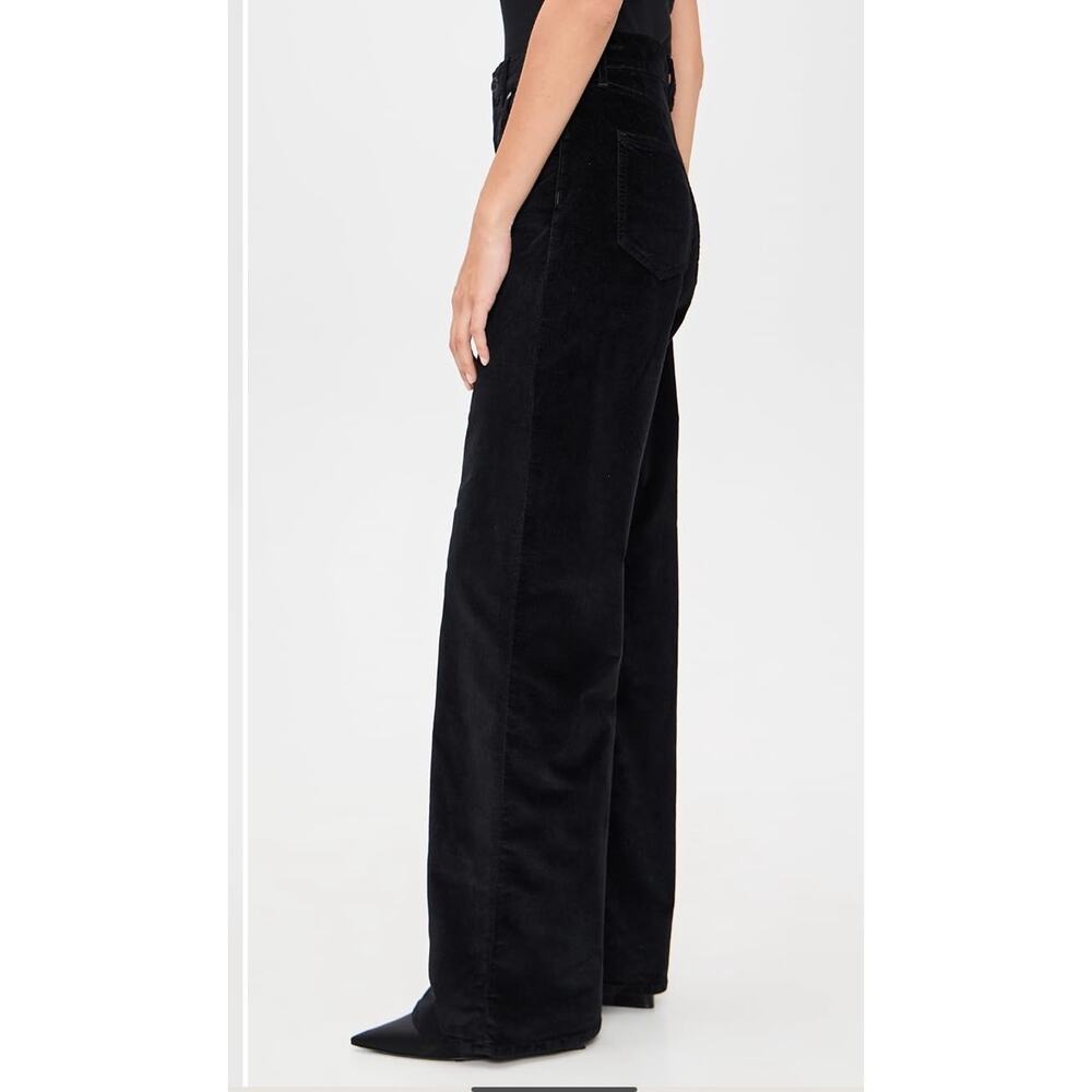 NEW Veronica Beard Taylor High Rise Velvet Jeans Black Size 28 - Picture 3 of 10